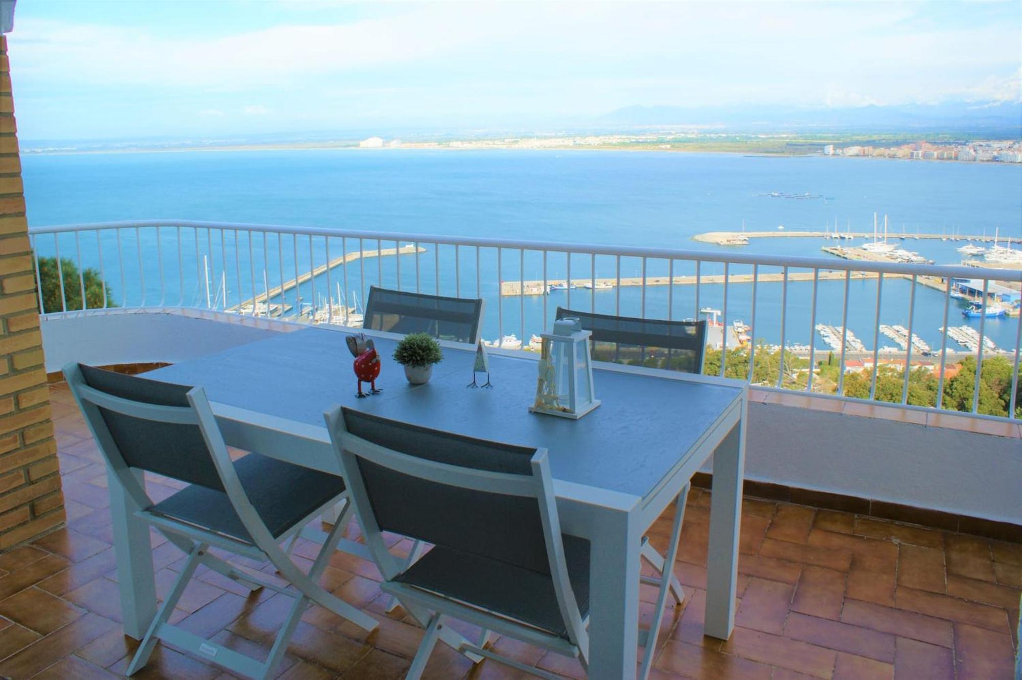 Ferienwohnung Precioso Piso Con Vistas Espectaculares Del Mar Av-50 Roses Exterior foto